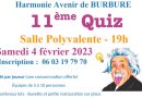 Burbure: Quiz de l’harmonie Avenir samedi 4 février